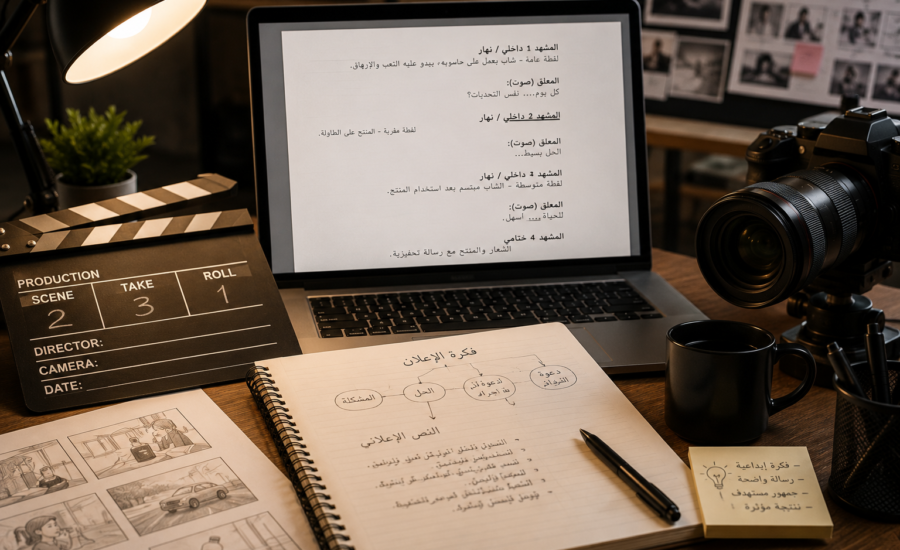 كتابة سكريبت إعلانات في مصر